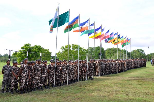 Passing Out Ceremony of the No 24 Basic Air Borne Course at SLAF Station Ampara