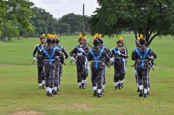 Passing Out Ceremony of the No 24 Basic Air Borne Course at SLAF Station Ampara