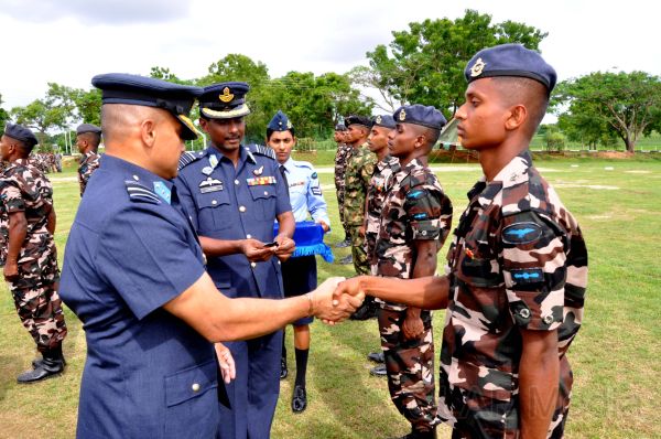 Passing Out Ceremony of the No 24 Basic Air Borne Course at SLAF Station Ampara