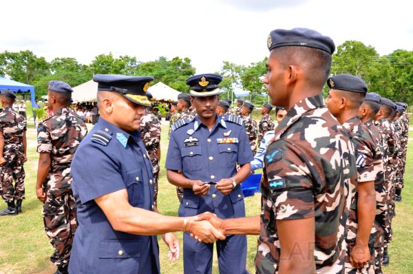 Passing Out Ceremony of the No 24 Basic Air Borne Course at SLAF Station Ampara