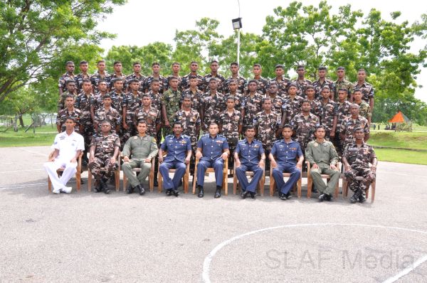 Passing Out Ceremony of the No 24 Basic Air Borne Course at SLAF Station Ampara
