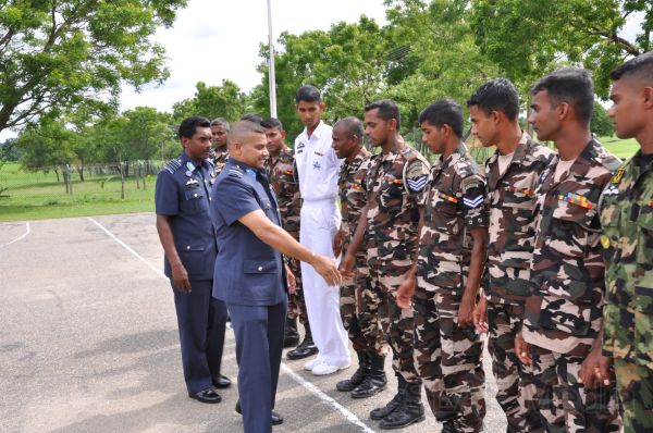 Passing Out Ceremony of the No 24 Basic Air Borne Course at SLAF Station Ampara