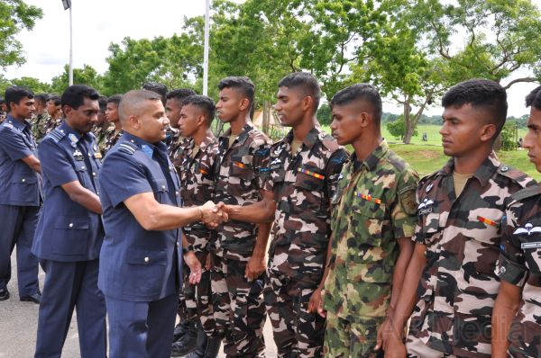 Passing Out Ceremony of the No 24 Basic Air Borne Course at SLAF Station Ampara