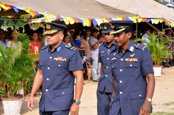 Passing Out Ceremony of the No 24 Basic Air Borne Course at SLAF Station Ampara