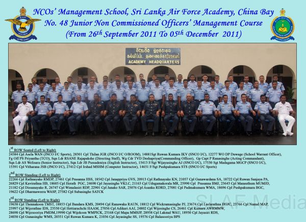 49th Batch of Management Qualified NCOS Pass Out of Chinabay