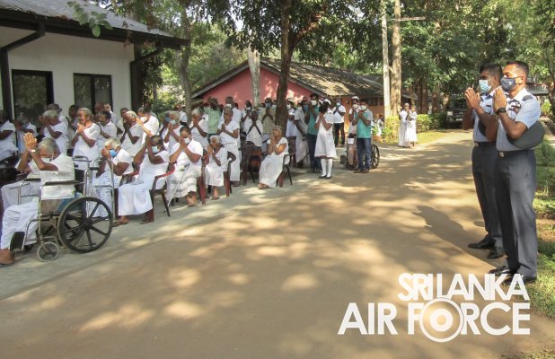 THE NO. 06 HELICOPTER SQUADRON AT SLAF BASE ANURADHAPURA LAUNCHES COMMUNITY SERVICE PROJECT IN LINE WITH 74TH INDEPENDENCE DAY