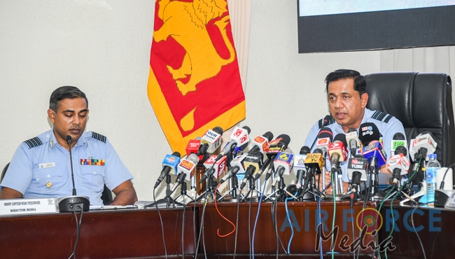 PRESS BRIEFING ON 70 TH AIR FORCE ANNIVERSARY, GUWAN HAMUDA PAPEDI SAWARIYA AND AIR FORCE COMMANDER’S CUP RUGBY TOURNAMENT 2021