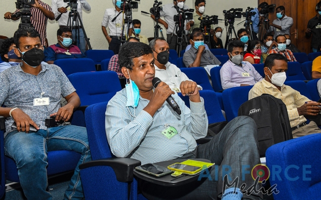 PRESS BRIEFING ON 70 TH AIR FORCE ANNIVERSARY, GUWAN HAMUDA PAPEDI SAWARIYA AND AIR FORCE COMMANDER’S CUP RUGBY TOURNAMENT 2021