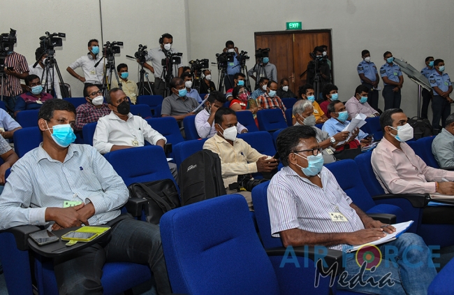 PRESS BRIEFING ON 70 TH AIR FORCE ANNIVERSARY, GUWAN HAMUDA PAPEDI SAWARIYA AND AIR FORCE COMMANDER’S CUP RUGBY TOURNAMENT 2021
