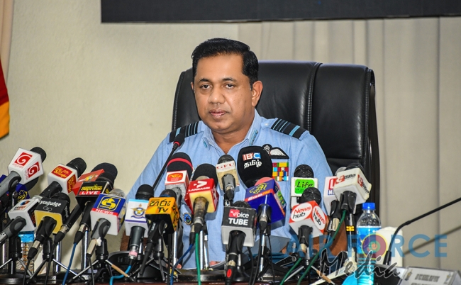 PRESS BRIEFING ON 70 TH AIR FORCE ANNIVERSARY, GUWAN HAMUDA PAPEDI SAWARIYA AND AIR FORCE COMMANDER’S CUP RUGBY TOURNAMENT 2021