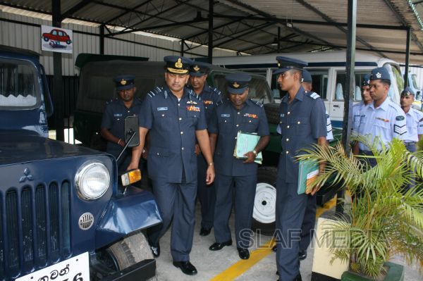 AOC's Inspection of SLAF Unit Katukurunda - 2012