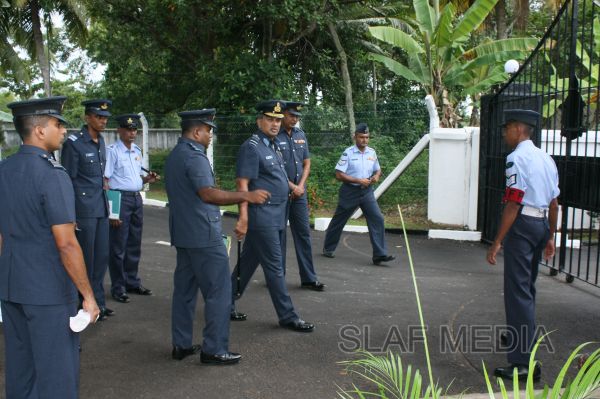 AOC's Inspection of SLAF Unit Katukurunda - 2012