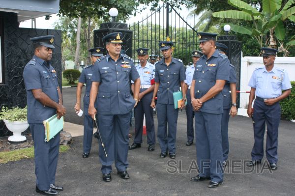 AOC's Inspection of SLAF Unit Katukurunda - 2012