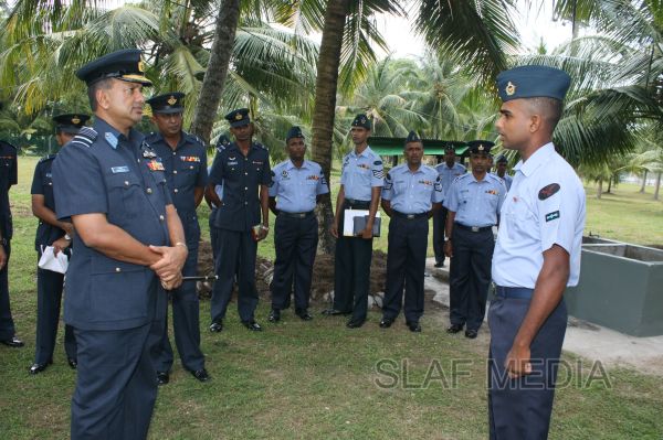 AOC's Inspection of SLAF Unit Katukurunda - 2012
