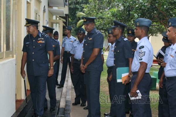 AOC's Inspection of SLAF Unit Katukurunda - 2012