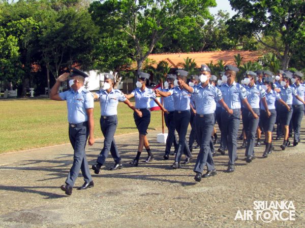 THE CHANGE OF COMMAND OF THE SRI LANKA AIR FORCE STATION KATUKURUNDA