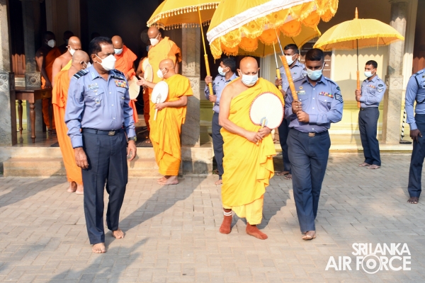 TRADITIONAL FLAG BLESSING CONDUCTS AT “JAYA SRI MAHA BODHI” IN ANURADHAPURA