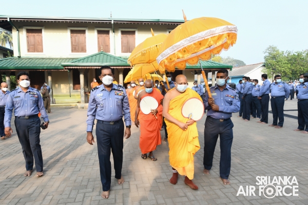 TRADITIONAL FLAG BLESSING CONDUCTS AT “JAYA SRI MAHA BODHI” IN ANURADHAPURA
