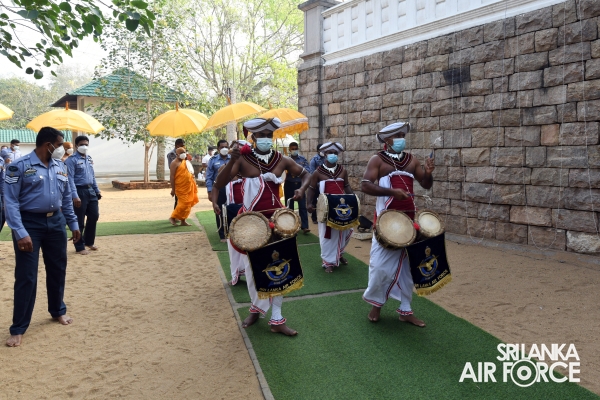 TRADITIONAL FLAG BLESSING CONDUCTS AT “JAYA SRI MAHA BODHI” IN ANURADHAPURA