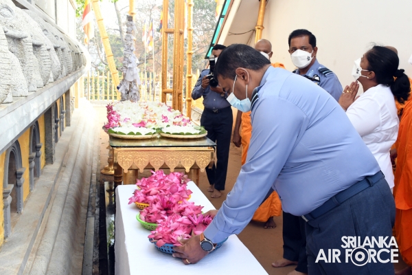 TRADITIONAL FLAG BLESSING CONDUCTS AT “JAYA SRI MAHA BODHI” IN ANURADHAPURA