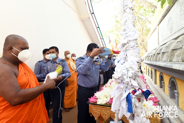 TRADITIONAL FLAG BLESSING CONDUCTS AT “JAYA SRI MAHA BODHI” IN ANURADHAPURA