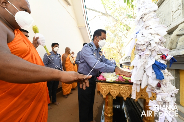 TRADITIONAL FLAG BLESSING CONDUCTS AT “JAYA SRI MAHA BODHI” IN ANURADHAPURA