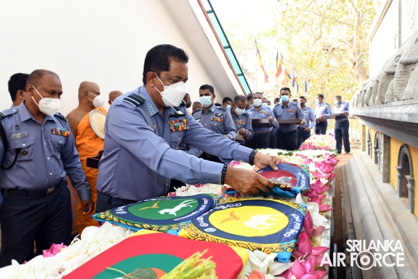 TRADITIONAL FLAG BLESSING CONDUCTS AT “JAYA SRI MAHA BODHI” IN ANURADHAPURA