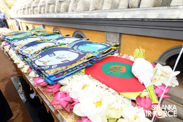 TRADITIONAL FLAG BLESSING CONDUCTS AT “JAYA SRI MAHA BODHI” IN ANURADHAPURA