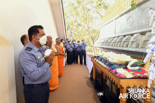 TRADITIONAL FLAG BLESSING CONDUCTS AT “JAYA SRI MAHA BODHI” IN ANURADHAPURA