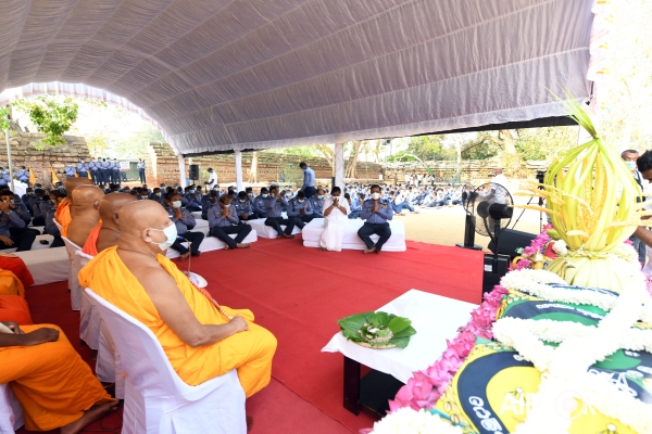 TRADITIONAL FLAG BLESSING CONDUCTS AT “JAYA SRI MAHA BODHI” IN ANURADHAPURA