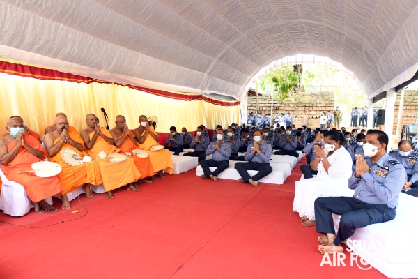 TRADITIONAL FLAG BLESSING CONDUCTS AT “JAYA SRI MAHA BODHI” IN ANURADHAPURA