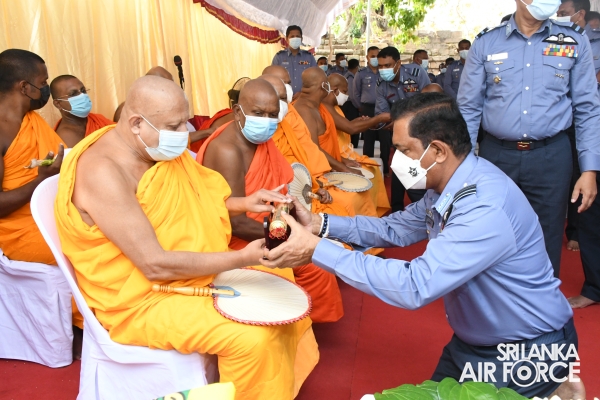 TRADITIONAL FLAG BLESSING CONDUCTS AT “JAYA SRI MAHA BODHI” IN ANURADHAPURA