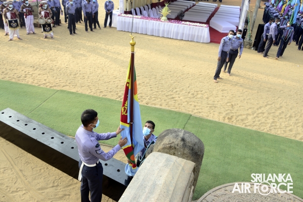 TRADITIONAL FLAG BLESSING CONDUCTS AT “JAYA SRI MAHA BODHI” IN ANURADHAPURA