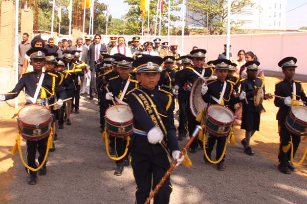 The President Declares Open a Swimming pool For The Defence Services College