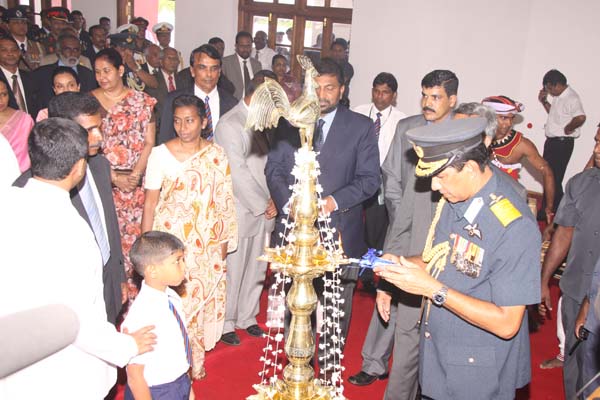The President Declares Open a Swimming pool For The Defence Services College