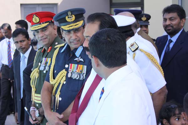 The President Declares Open a Swimming pool For The Defence Services College