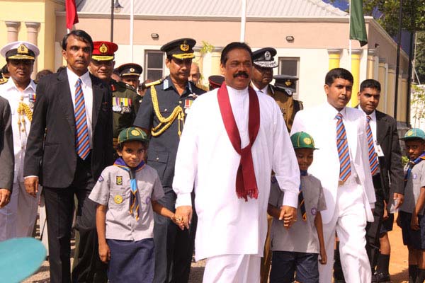 The President Declares Open a Swimming pool For The Defence Services College