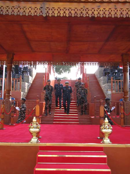 A Colorful Passing Parade Overlooking the Thambalagamuwa Lagoon