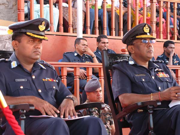 A Colorful Passing Parade Overlooking the Thambalagamuwa Lagoon