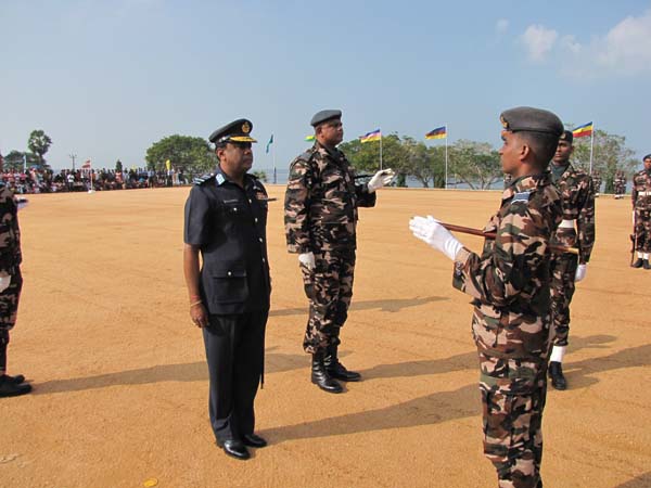 A Colorful Passing Parade Overlooking the Thambalagamuwa Lagoon