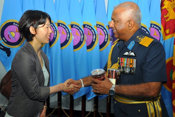 Admiral Katsutoshi Kawano Visits SLAF Headquarters