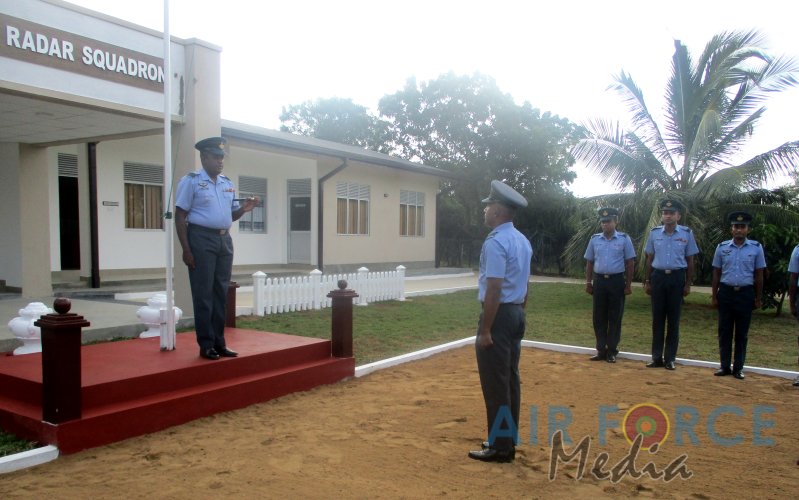 CHANGE OF COMMAND AT NO 3 AIR DEFENCE RADAR SQUADRON WEERAWILA