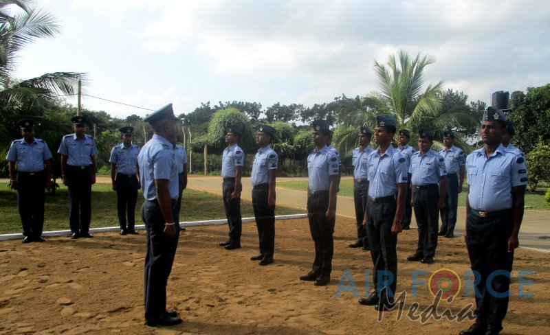 CHANGE OF COMMAND AT NO 3 AIR DEFENCE RADAR SQUADRON WEERAWILA