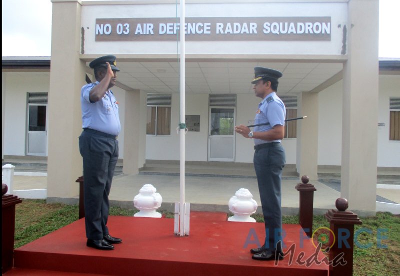 CHANGE OF COMMAND AT NO 3 AIR DEFENCE RADAR SQUADRON WEERAWILA
