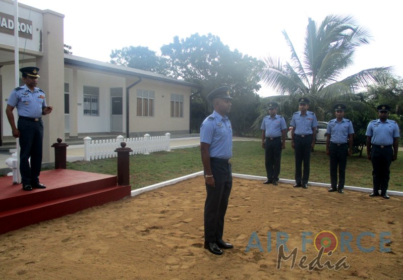 CHANGE OF COMMAND AT NO 3 AIR DEFENCE RADAR SQUADRON WEERAWILA