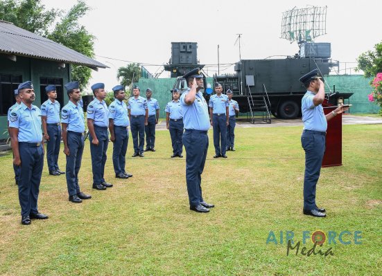 CHANGE OF COMMAND AT NO 01 AIR DEFENCE RADAR SQUADRON AT
KATUNAYAKE