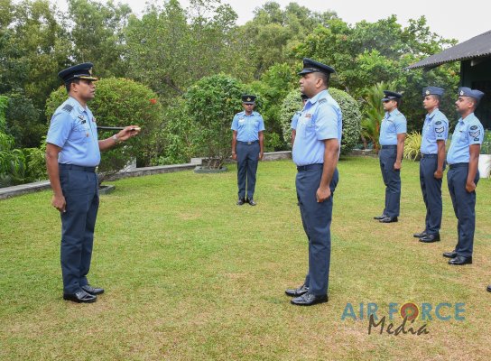 CHANGE OF COMMAND AT NO 01 AIR DEFENCE RADAR SQUADRON AT
KATUNAYAKE