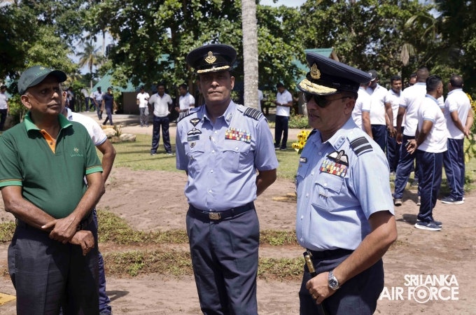 SLAF BASE KATUNAYAKE ESTABLISHES HERBAL GARDEN FOR CONSERVATION EFFORTS