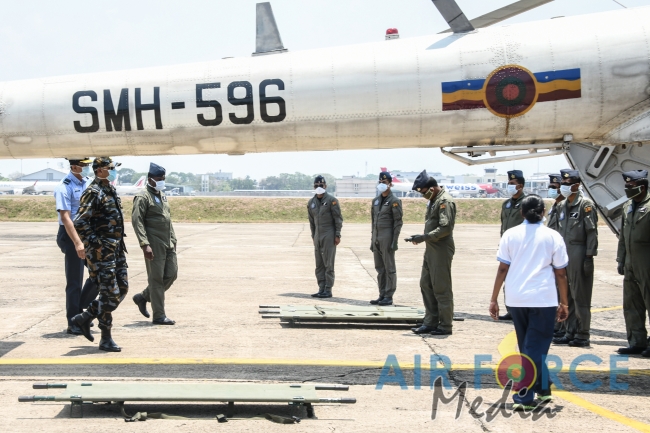 Sri Lanka Air Force Modifies MI 17 as an Air Ambulance