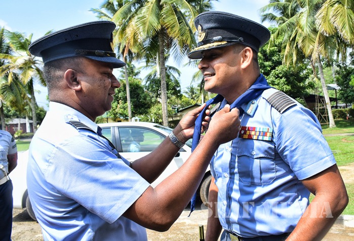 Junior Air Scout Initial Membership Badge Investiture Ceremony